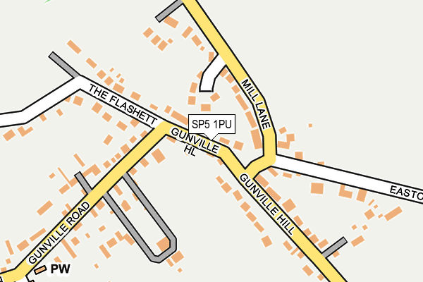 SP5 1PU map - OS OpenMap – Local (Ordnance Survey)