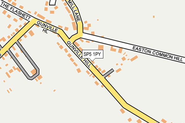 SP5 1PY map - OS OpenMap – Local (Ordnance Survey)