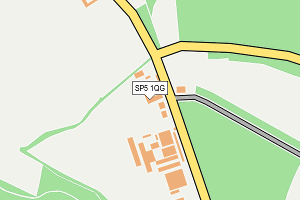 SP5 1QG map - OS OpenMap – Local (Ordnance Survey)