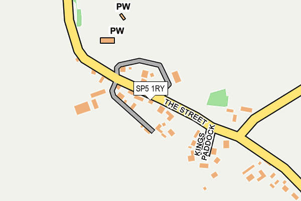 SP5 1RY map - OS OpenMap – Local (Ordnance Survey)