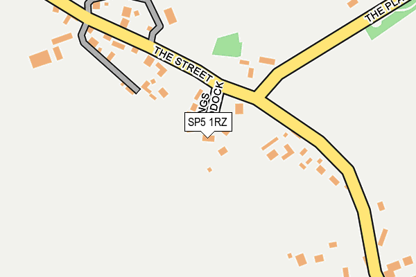 SP5 1RZ map - OS OpenMap – Local (Ordnance Survey)