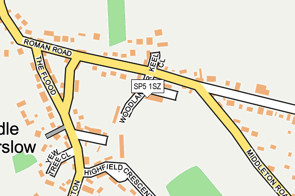 SP5 1SZ map - OS OpenMap – Local (Ordnance Survey)