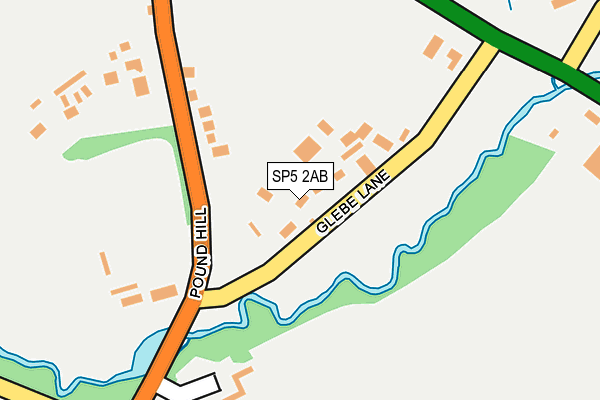 SP5 2AB map - OS OpenMap – Local (Ordnance Survey)