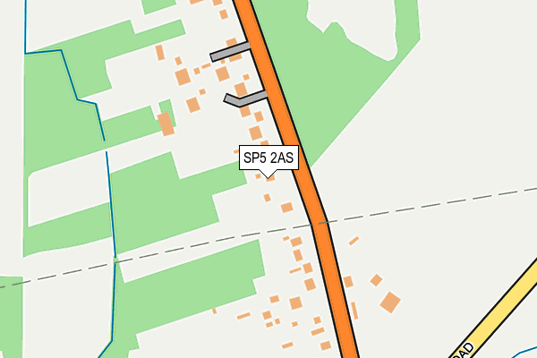 SP5 2AS map - OS OpenMap – Local (Ordnance Survey)