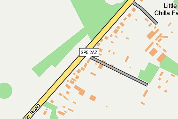 SP5 2AZ map - OS OpenMap – Local (Ordnance Survey)