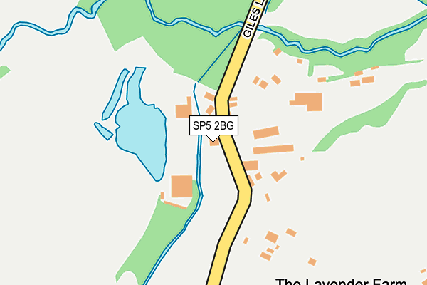 SP5 2BG map - OS OpenMap – Local (Ordnance Survey)