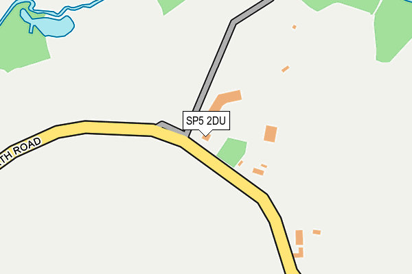 SP5 2DU map - OS OpenMap – Local (Ordnance Survey)
