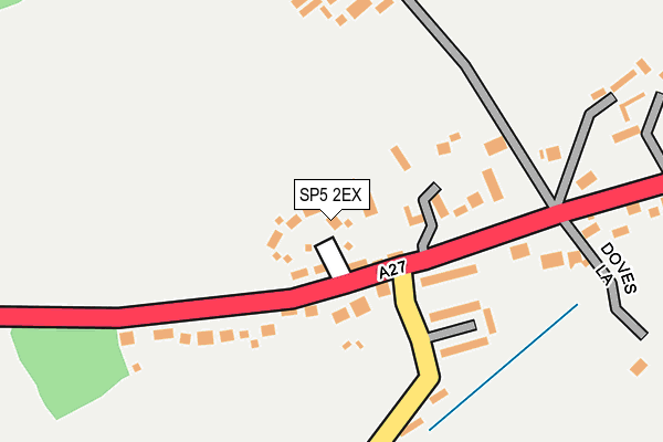 SP5 2EX map - OS OpenMap – Local (Ordnance Survey)