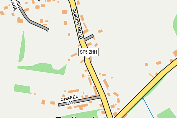 SP5 2HH map - OS OpenMap – Local (Ordnance Survey)
