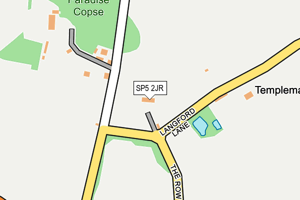 SP5 2JR map - OS OpenMap – Local (Ordnance Survey)