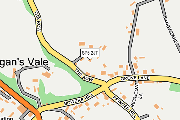 Map of BWHITE SERVICES LIMITED at local scale