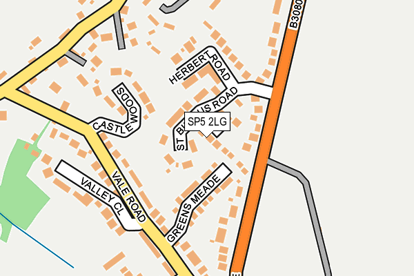 SP5 2LG map - OS OpenMap – Local (Ordnance Survey)