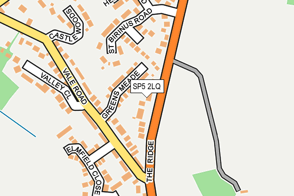 SP5 2LQ map - OS OpenMap – Local (Ordnance Survey)