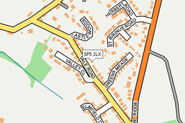 SP5 2LX map - OS OpenMap – Local (Ordnance Survey)