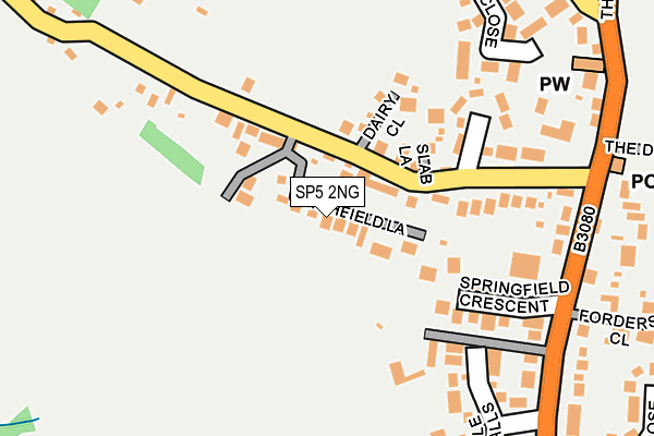 SP5 2NG map - OS OpenMap – Local (Ordnance Survey)