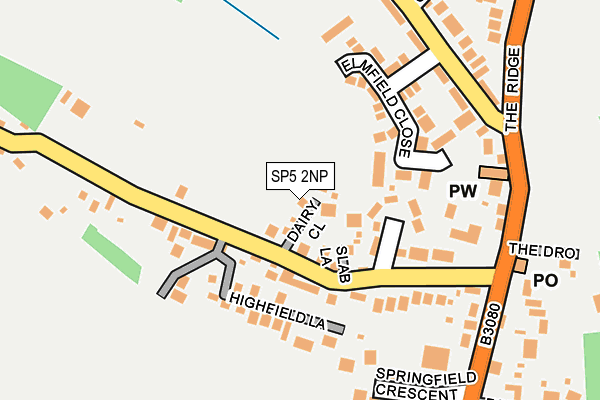 SP5 2NP map - OS OpenMap – Local (Ordnance Survey)
