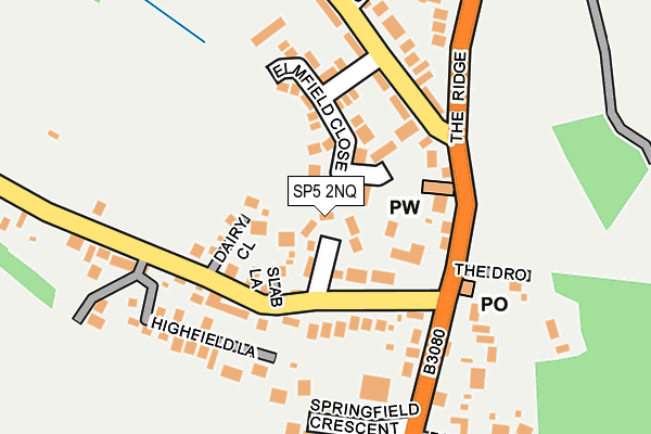 SP5 2NQ map - OS OpenMap – Local (Ordnance Survey)