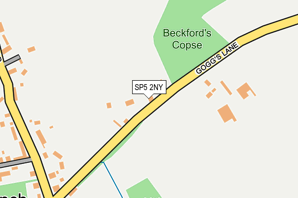 SP5 2NY map - OS OpenMap – Local (Ordnance Survey)