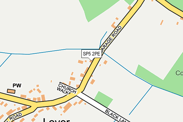 SP5 2PE map - OS OpenMap – Local (Ordnance Survey)