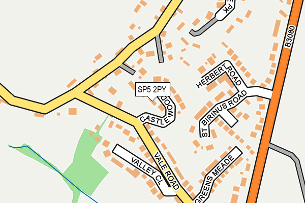 SP5 2PY map - OS OpenMap – Local (Ordnance Survey)