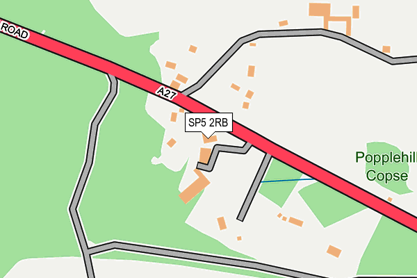 SP5 2RB map - OS OpenMap – Local (Ordnance Survey)