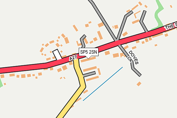 SP5 2SN map - OS OpenMap – Local (Ordnance Survey)