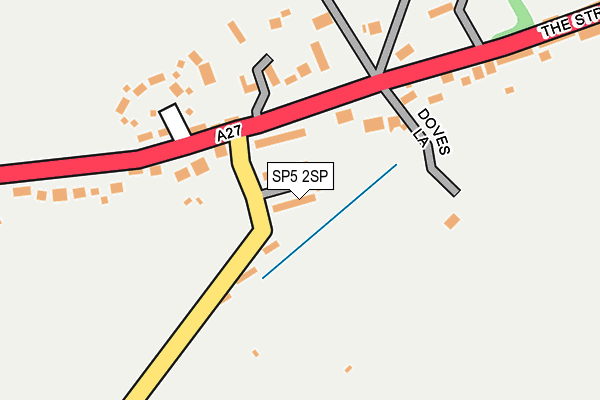 SP5 2SP map - OS OpenMap – Local (Ordnance Survey)