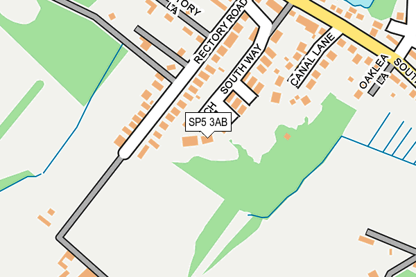 SP5 3AB map - OS OpenMap – Local (Ordnance Survey)
