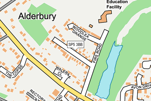 SP5 3BB map - OS OpenMap – Local (Ordnance Survey)