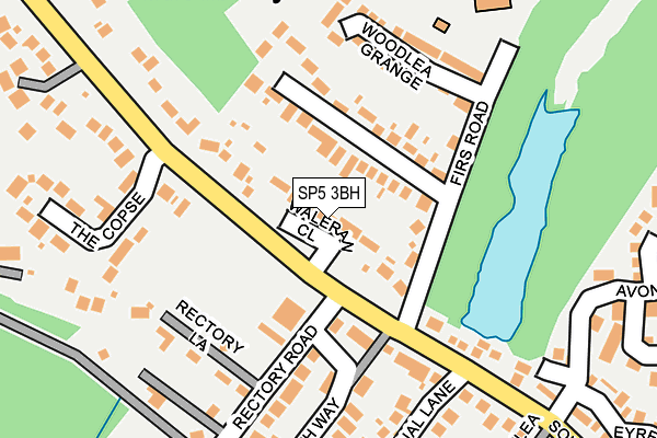 SP5 3BH map - OS OpenMap – Local (Ordnance Survey)