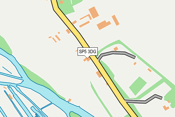 SP5 3DG map - OS OpenMap – Local (Ordnance Survey)