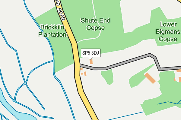 SP5 3DJ map - OS OpenMap – Local (Ordnance Survey)