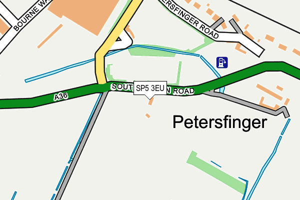 SP5 3EU map - OS OpenMap – Local (Ordnance Survey)