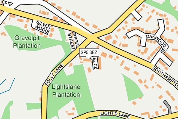 SP5 3EZ map - OS OpenMap – Local (Ordnance Survey)