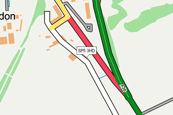 SP5 3HD map - OS OpenMap – Local (Ordnance Survey)