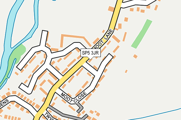 SP5 3JR map - OS OpenMap – Local (Ordnance Survey)