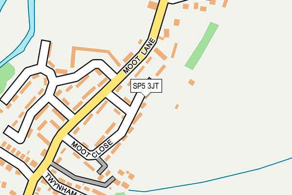SP5 3JT map - OS OpenMap – Local (Ordnance Survey)