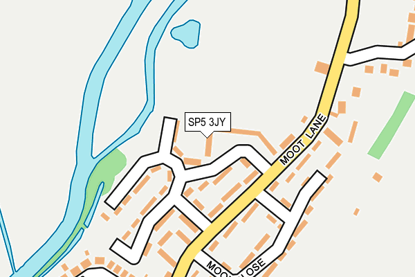 SP5 3JY map - OS OpenMap – Local (Ordnance Survey)