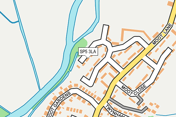 SP5 3LA map - OS OpenMap – Local (Ordnance Survey)
