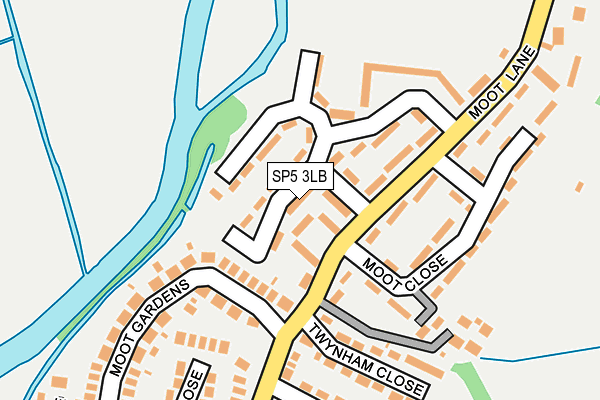 SP5 3LB map - OS OpenMap – Local (Ordnance Survey)