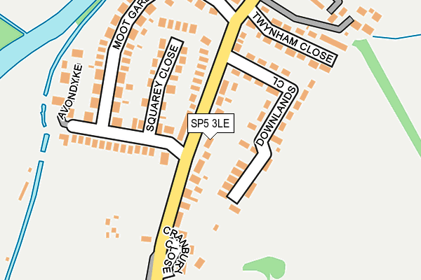 SP5 3LE map - OS OpenMap – Local (Ordnance Survey)