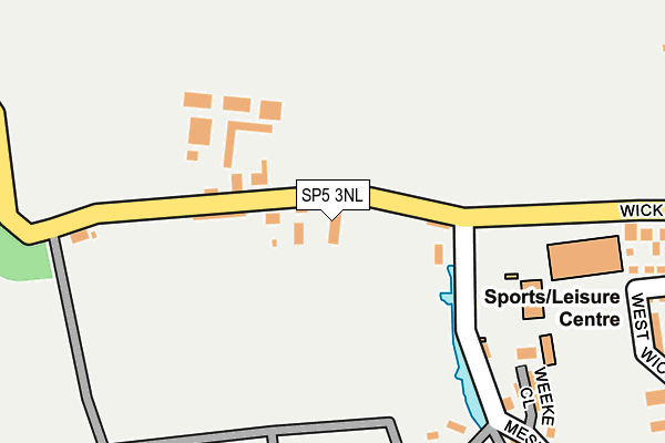 SP5 3NL map - OS OpenMap – Local (Ordnance Survey)
