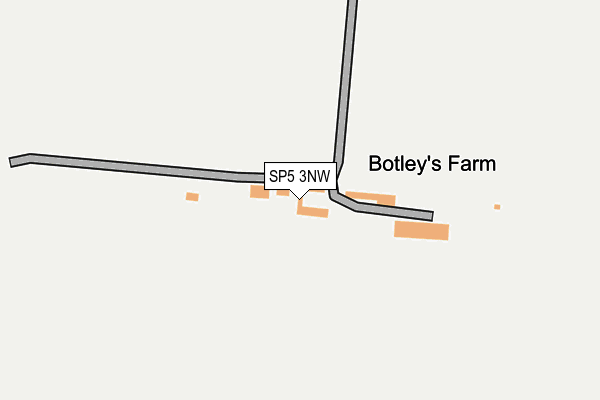 SP5 3NW map - OS OpenMap – Local (Ordnance Survey)