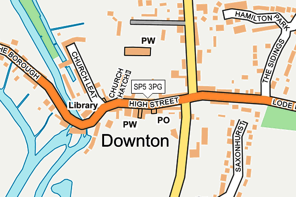 SP5 3PG map - OS OpenMap – Local (Ordnance Survey)