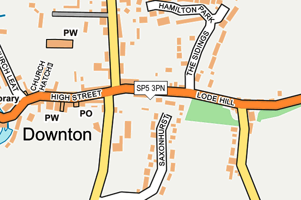 SP5 3PN map - OS OpenMap – Local (Ordnance Survey)