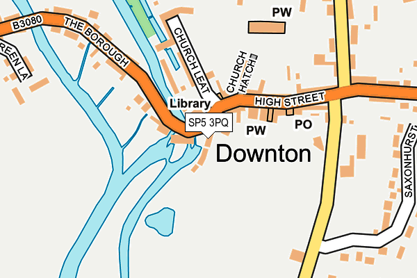 SP5 3PQ map - OS OpenMap – Local (Ordnance Survey)