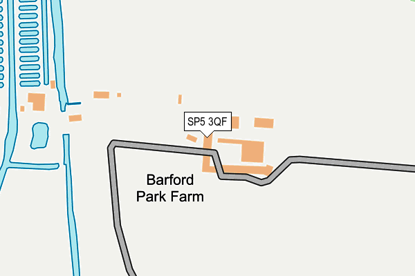SP5 3QF map - OS OpenMap – Local (Ordnance Survey)