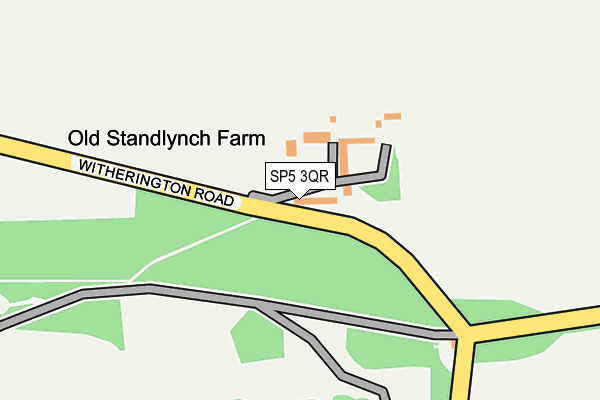 SP5 3QR map - OS OpenMap – Local (Ordnance Survey)