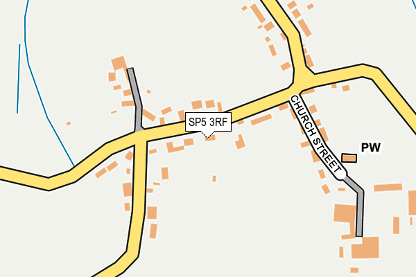 SP5 3RF map - OS OpenMap – Local (Ordnance Survey)