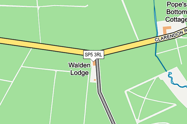 SP5 3RL map - OS OpenMap – Local (Ordnance Survey)